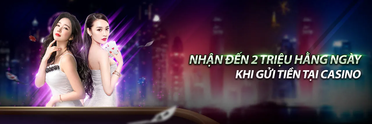 Giao diện đăng nhập với các biểu tượng poker và phần thưởng